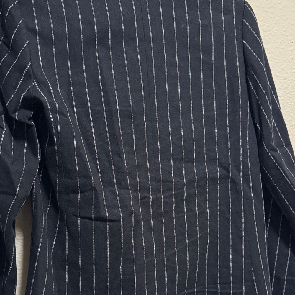 Banana Republic Women's Black Pinstripe Blazer - Picture 5 of 5